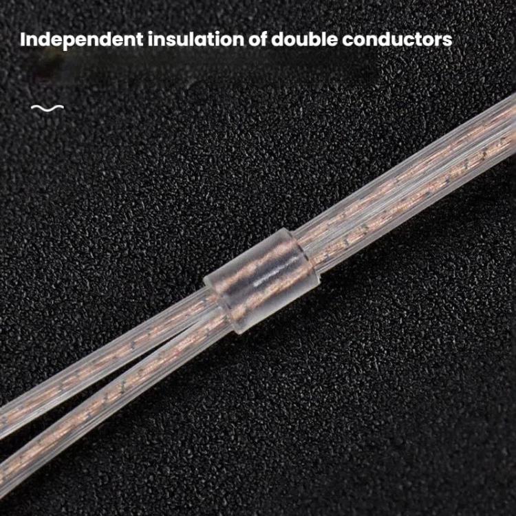 CVJ Dual Parallel 2 Pin 0.78mm S Universal Headphone Cable, Style: Without Mic - Cable & Splitter by CVJ | Online Shopping UK | buy2fix