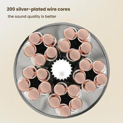 CVJ TS800 Eight Strands Copper Silver Plated Interchangeable Audio Plugs Headphone Upgrade Cable, Style: Type-C MMCX - Cable & Splitter by CVJ | Online Shopping UK | buy2fix