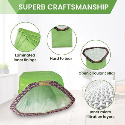 2pcs For ProTeam 107314 Vacuum Cleaner Accessories Paper Bag Dust Collection Bag(Printed) - Other Accessories by buy2fix | Online Shopping UK | buy2fix