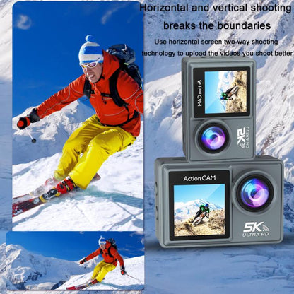 M40TR With Touch Screen + Remote Control 5K Action Camera Anti-Shake Outdoor HD Shooting Cycling Recorder Under Dive Camera - Sports Camera by buy2fix | Online Shopping UK | buy2fix