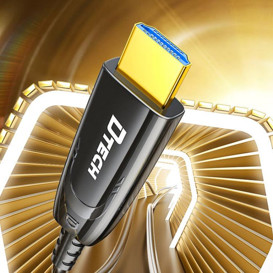 DTECH DT-HF8005 8K 60Hz HDMI 2.1 Fiber Optic Cable Dolby Atmos, EARC For PS5, Xbox, Home Theater, Gaming Monitor 5m - Cable by DTECH | Online Shopping UK | buy2fix