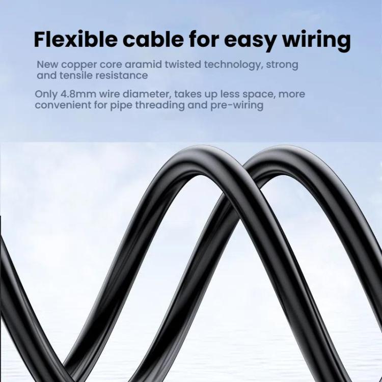 DTECH DT-HF8005 8K 60Hz HDMI 2.1 Fiber Optic Cable Dolby Atmos, EARC For PS5, Xbox, Home Theater, Gaming Monitor 2m - Cable by DTECH | Online Shopping UK | buy2fix