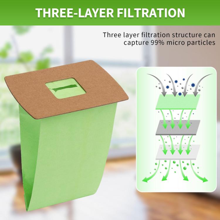 10pcs For Oreck BB Vacuum Cleaner Replacement Paper Bag Filter Dust Collection Bag - Other Accessories by buy2fix | Online Shopping UK | buy2fix