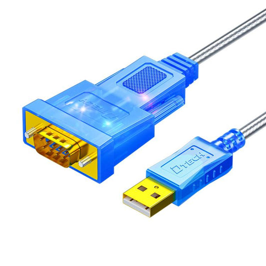 DTECH  DT-5011 USB 2.0 to RS232 Serial Adapter Cable, FT232 & ZT213 Dual-Chip with LED Indicator, Length: 1m - RS485 / RS232 Series by DTECH | Online Shopping UK | buy2fix