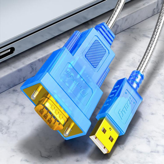 DTECH  DT-5011 USB 2.0 to RS232 Serial Adapter Cable, FT232 & ZT213 Dual-Chip with LED Indicator, Length: 0.5m - RS485 / RS232 Series by DTECH | Online Shopping UK | buy2fix