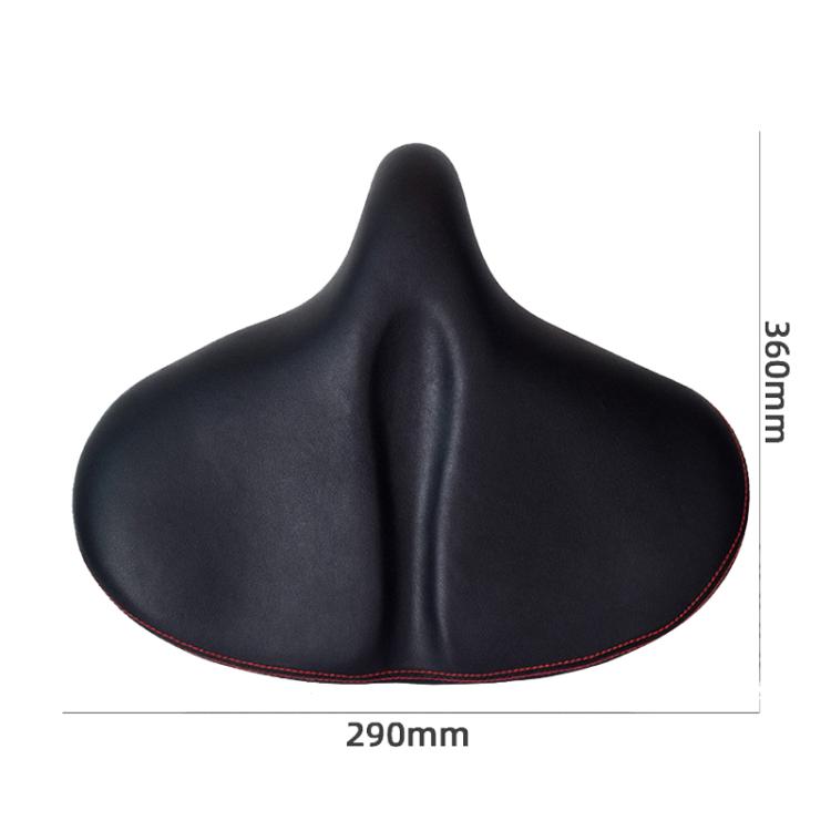 FMFXTRA FU-3501 Electrical Bike Enlarged And Thicked Seat Cushion Bike Universal Waterproof Cushion(Black) - Bicycle Saddle by FMFXTRA | Online Shopping UK | buy2fix