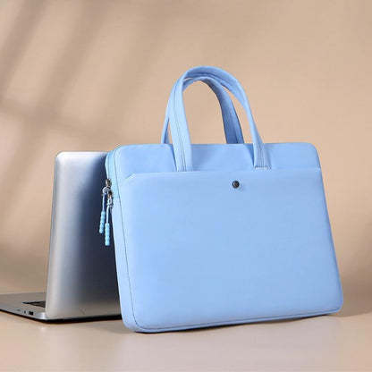 15-15.6inch Universal Laptop Bag Briefcase Multifunctional Shockproof Computer Bag, Color: Blue - 15.6 - 17 inch by buy2fix | Online Shopping UK | buy2fix