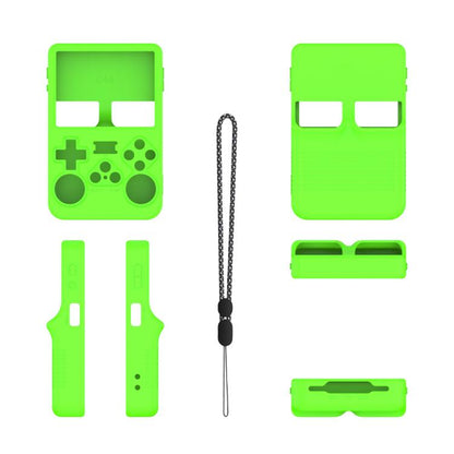 For ANBERNIC R36S Handheld Game Consoles Dustproof Silicone Protective Cover(Luminous Green) - Cases by buy2fix | Online Shopping UK | buy2fix