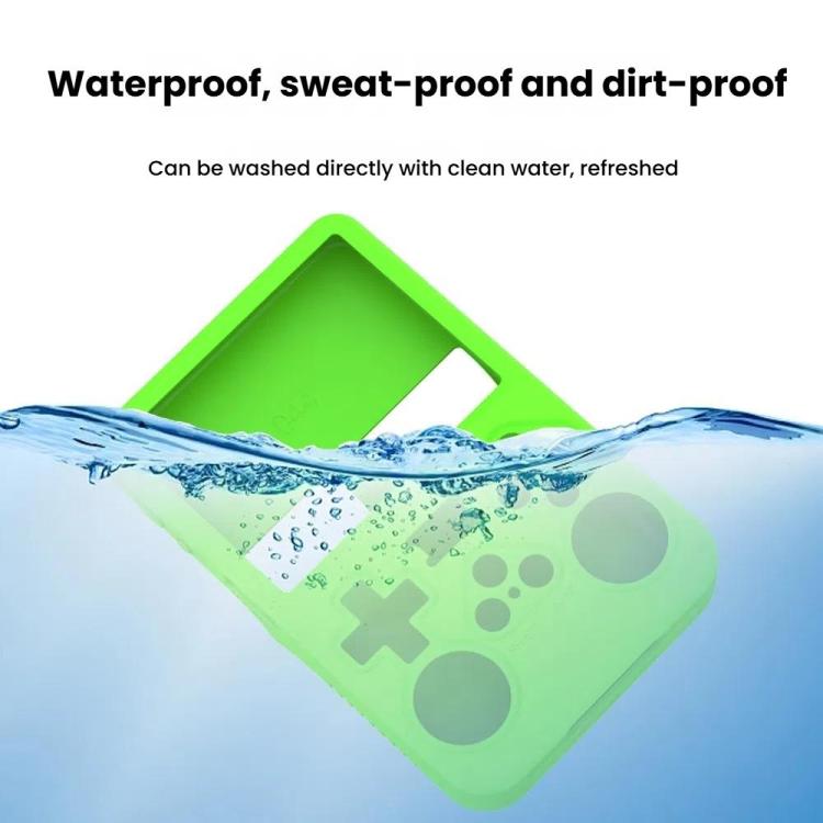 For ANBERNIC R36S Handheld Game Consoles Dustproof Silicone Protective Cover(Luminous Green) - Cases by buy2fix | Online Shopping UK | buy2fix