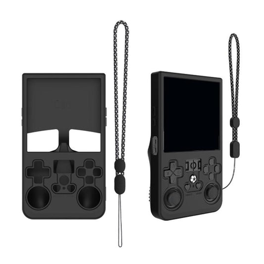 For R36 MAX Handheld Game Consoles Dustproof Silicone Protective Cover(Black) - Cases by buy2fix | Online Shopping UK | buy2fix