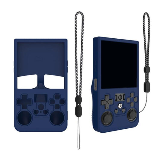 For R36 MAX Handheld Game Consoles Dustproof Silicone Protective Cover(Blue) - Cases by buy2fix | Online Shopping UK | buy2fix