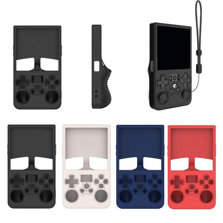 For R36 MAX Handheld Game Consoles Dustproof Silicone Protective Cover(Red) - Cases by buy2fix | Online Shopping UK | buy2fix