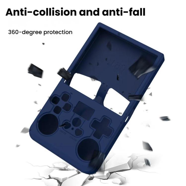 For R36 MAX Handheld Game Consoles Dustproof Silicone Protective Cover(Blue) - Cases by buy2fix | Online Shopping UK | buy2fix