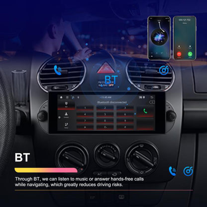 For Volkswagen Beetle 2002-2010 6.86 inch 2+64G Horizontal Screen Android Car Player, Spec: Standard+AHD+Microphone - Car MP3 & MP4 & MP5 by buy2fix | Online Shopping UK | buy2fix