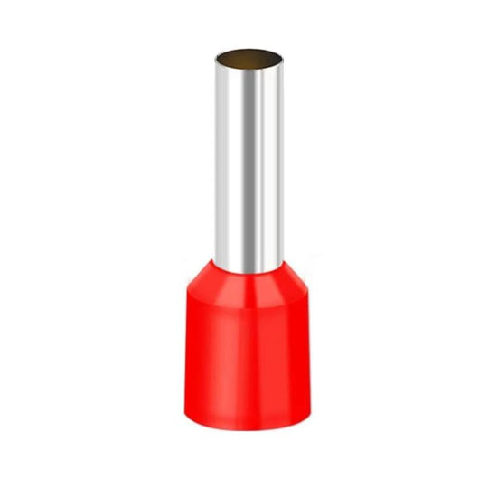 1000pcs /Pack Tube Type Cold Pressed Terminal SV RV Copper Terminal Head, Random Color Delivery, Model: E7512