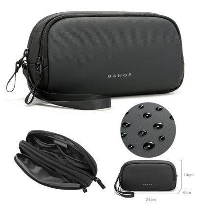 BANGE 3067 Travel Digital Storage Bag Multi-compartment Data Cable Daily Business Trip Handbag(Blue) - Digital Storage Bag by BANGE | Online Shopping UK | buy2fix