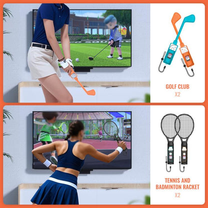 JYS JYS-NS2281 For Nintendo Switch 2 Sports 9 In 1 Gaming Sports Kit Left And Right Grip Accessories - Gamepads by JYS | Online Shopping UK | buy2fix
