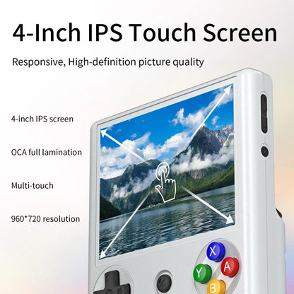 ANBERNIC RG406V 4 inch IPS Multi-Touch Portable Retro Gaming Console, Memory: 512G(Beige) - Pocket Console by ANBERNIC | Online Shopping UK | buy2fix