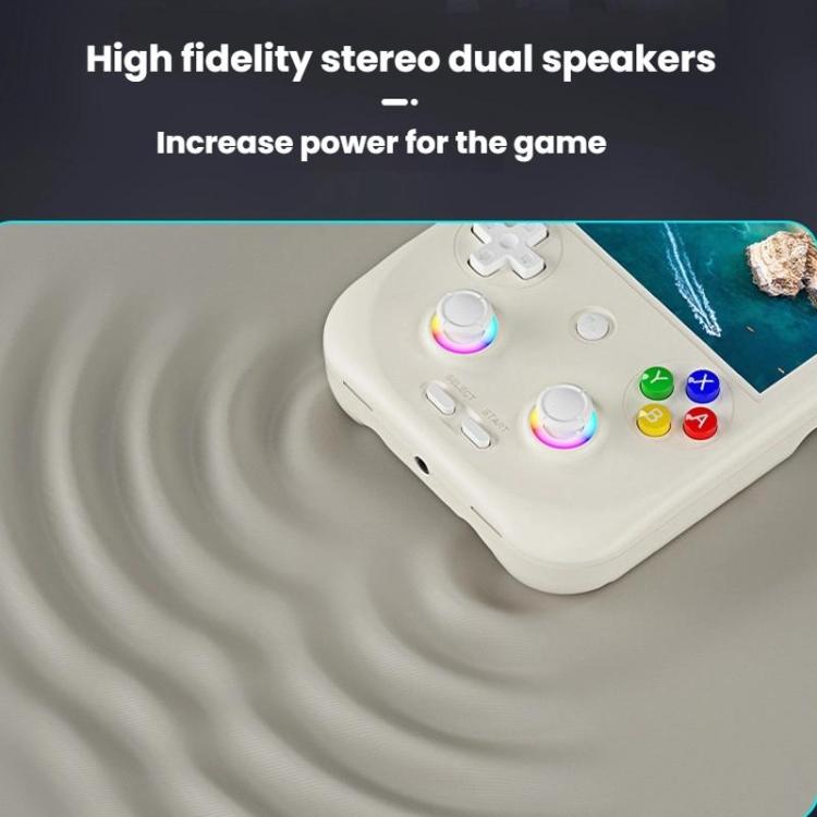ANBERNIC RG406V 4 inch IPS Multi-Touch Portable Retro Gaming Console, Memory: 512G(Beige) - Pocket Console by ANBERNIC | Online Shopping UK | buy2fix