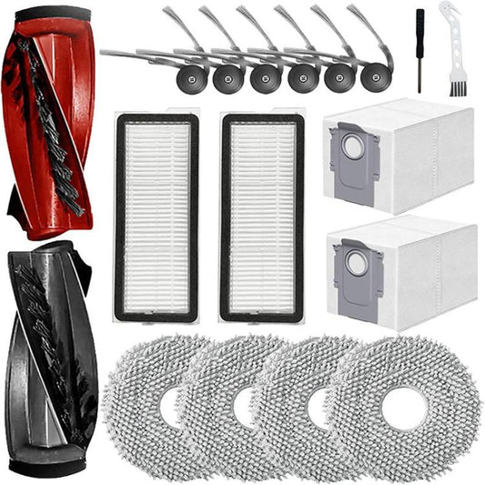 15 In 1 Kit For Roborock P20 Pro / Qrevo Curve Robot Vacuum Cleaner Replacement Parts - For Roborock Accessories by buy2fix | Online Shopping UK | buy2fix