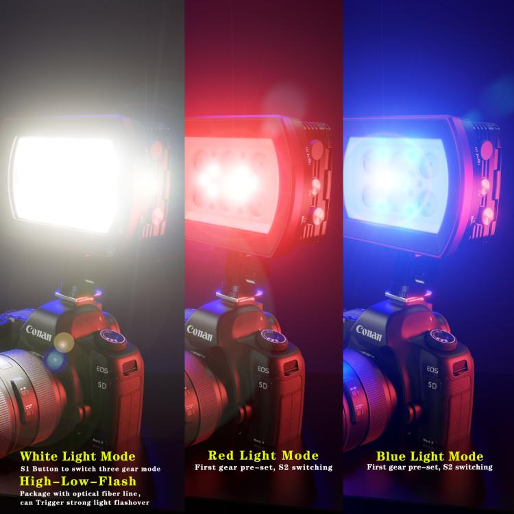 Sea Frogs SF-22  40M/130FT 6000 Lumen Underwater Photography Light(Black) -  by Sea Frogs | Online Shopping UK | buy2fix