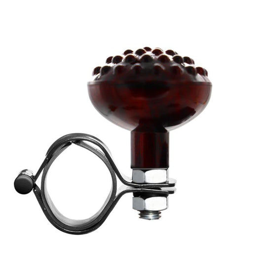 Car Steering Wheel Booster Non-Slip One-Handed Turning Assistant Ball, Style: Mahogany-Massage Model - Steering Wheel Accessories by buy2fix | Online Shopping UK | buy2fix