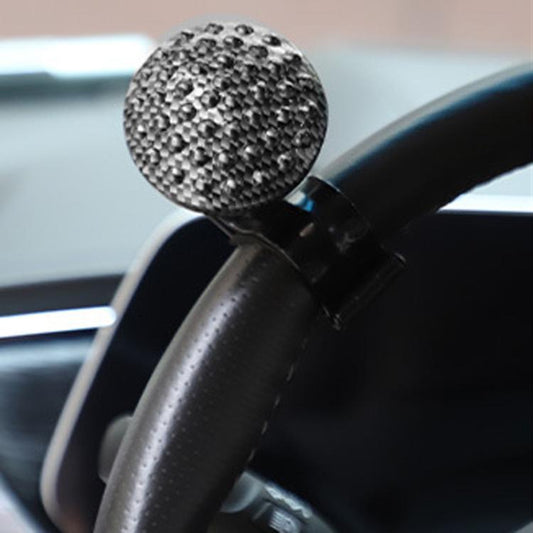 Car Steering Wheel Booster Non-Slip One-Handed Turning Assistant Ball, Style: Carbon Fiber Pattern-Massage Model - Steering Wheel Accessories by buy2fix | Online Shopping UK | buy2fix