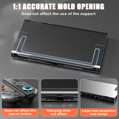 For Nintendo Switch 2 Crystal Shell Case Split Gamepad Transparent Protective Cover - Cases by buy2fix | Online Shopping UK | buy2fix