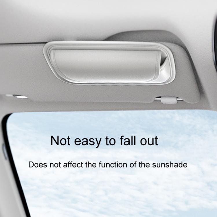 Car Glasses Clip Auto Sun Visor Storage and Fixed Inner Decoration(Gray) - Sunglasses & Glasses Clips by buy2fix | Online Shopping UK | buy2fix