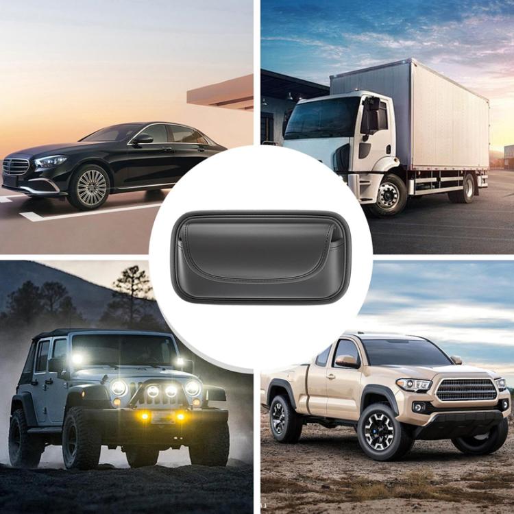 Car Glasses Clip Auto Sun Visor Storage and Fixed Inner Decoration(Black) - Sunglasses & Glasses Clips by buy2fix | Online Shopping UK | buy2fix