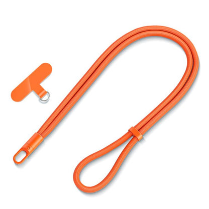Crossbody  Adjustable Phone Lanyard With Self-Locking 360-Degree Rotatable Anti-Tangle Design & TPU Clip Orange - Lanyards & Wrist Straps by buy2fix | Online Shopping UK | buy2fix