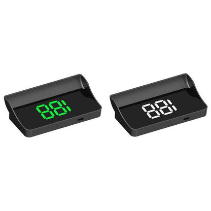 W1 Car HUD Head-up Display GPS Speedometer Speed Display, Spec: MPH(Green) - Head Up Display System by buy2fix | Online Shopping UK | buy2fix