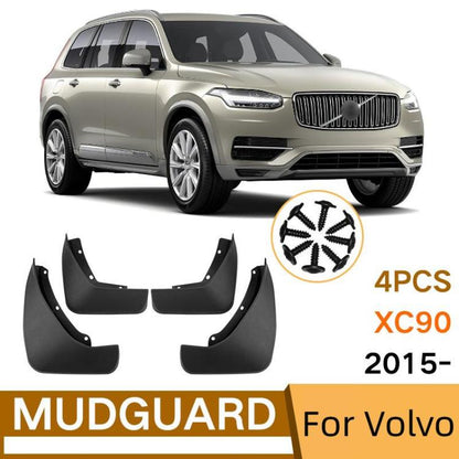 For 2015-2023 Volvo XC90 Car Tire Soft Rubber Mudguard(Black) - Wheels Tires & Parts by buy2fix | Online Shopping UK | buy2fix