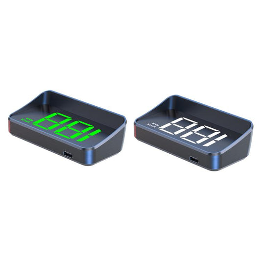 M2 Universal Cars HUD Head-up Display GPS HD Speedometer, Spec: KM/H(Green) - Head Up Display System by buy2fix | Online Shopping UK | buy2fix