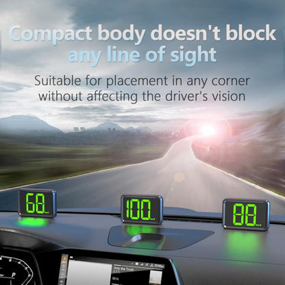 X1 Smart HUD Head-up Display Car GPS Speed Display HD Head-up Display, Spec: MPH(Green) - Head Up Display System by buy2fix | Online Shopping UK | buy2fix