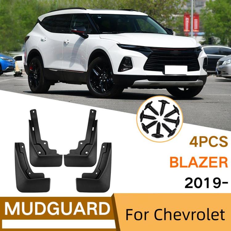For 2019-2024 Chevrolet Blazer Car Tire Soft Rubber Mudguard(Black) - Wheels Tires & Parts by buy2fix | Online Shopping UK | buy2fix