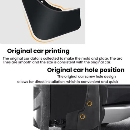 For 2019-2020 Renault Captur Car Tire Soft Rubber Mudguard(Black) - Wheels Tires & Parts by buy2fix | Online Shopping UK | buy2fix