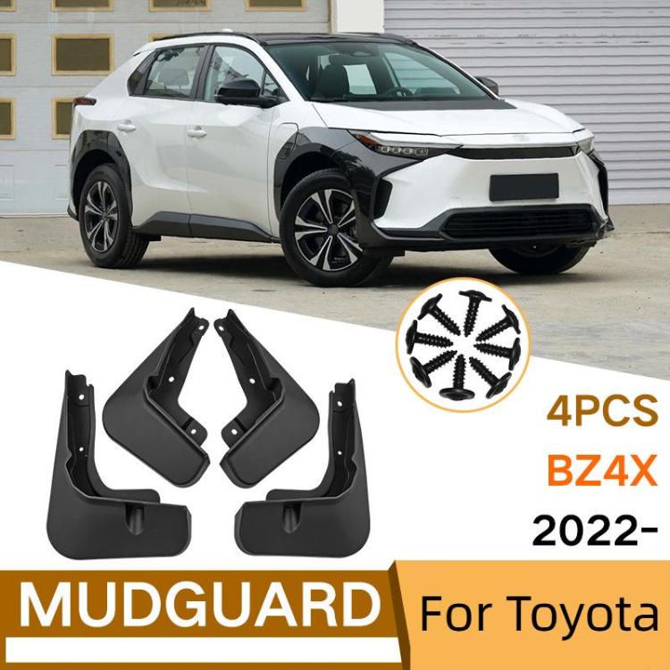 For 2022 Toyota BZ4X Car Tire Soft Rubber Mudguard(Black) - Wheels Tires & Parts by buy2fix | Online Shopping UK | buy2fix