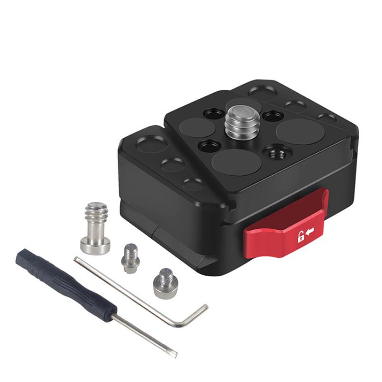 V-Mount Quick Release Plate Quick Release Kit Sports Camera Mount(Top Cover + Base) - Quick Release Plate by buy2fix | Online Shopping UK | buy2fix