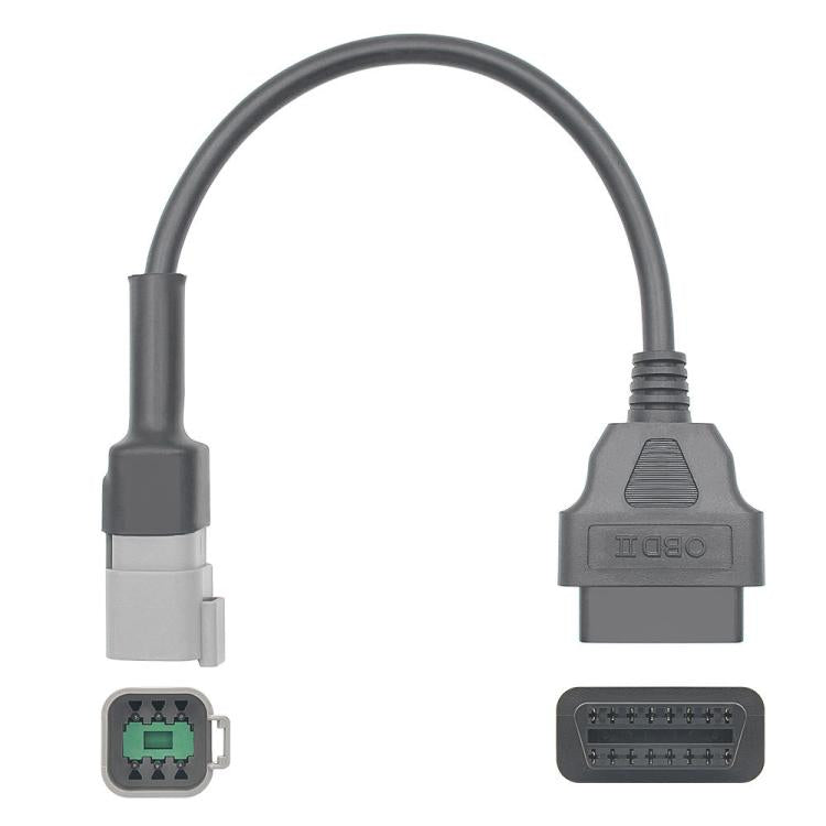 6 Pin OBD Cable For CAN-AM MOTO ATV UTV All-Terrain Vehicle(30cm) - Cables & Connectors by buy2fix | Online Shopping UK | buy2fix
