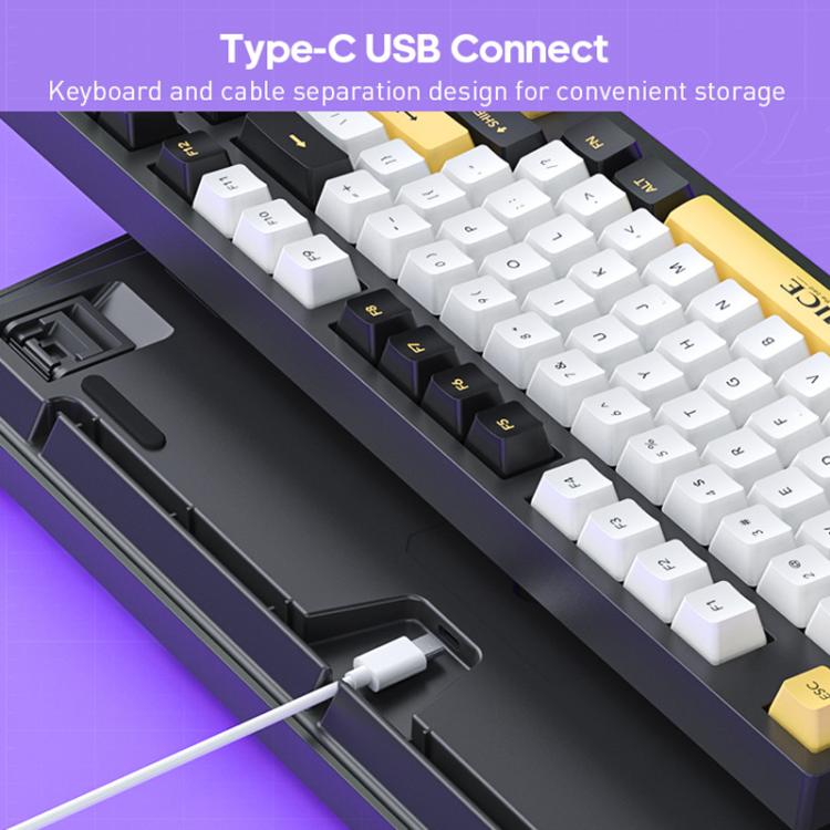 iMICE GK-500 Type-C Wired Mechanical Keyboard Gaming Keyboards(Blue) - Wired Keyboard by iMICE | Online Shopping UK | buy2fix