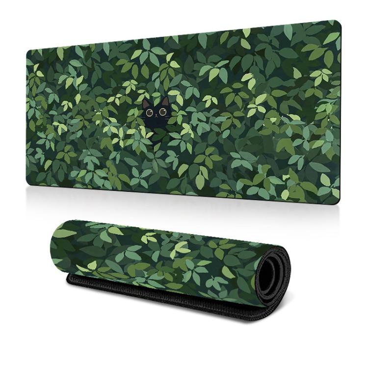 Frog Mouse Pad Cute Green Desk Mat With Non-Slip Rubber Base  For Computer Laptop 300x600x3mm(Pattern 3) - Mouse Pads by buy2fix | Online Shopping UK | buy2fix