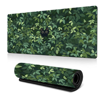 Frog Mouse Pad Cute Green Desk Mat With Non-Slip Rubber Base  For Computer Laptop 300x800x2mm(Pattern 3) - Mouse Pads by buy2fix | Online Shopping UK | buy2fix