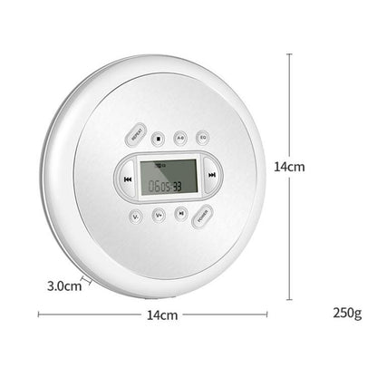 Kecag Mini Portable CD Player Walkman Study and Repeat Retro MP3 Music CD Player(KC-707) - DVD & LCD Player by Kecag | Online Shopping UK | buy2fix