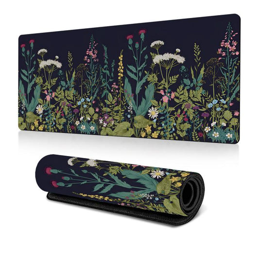 Flowers and Trees Themed Mouse Pad Desk Mat For Office/Gaming 300x800x3mm(No.2) - Mouse Pads by buy2fix | Online Shopping UK | buy2fix