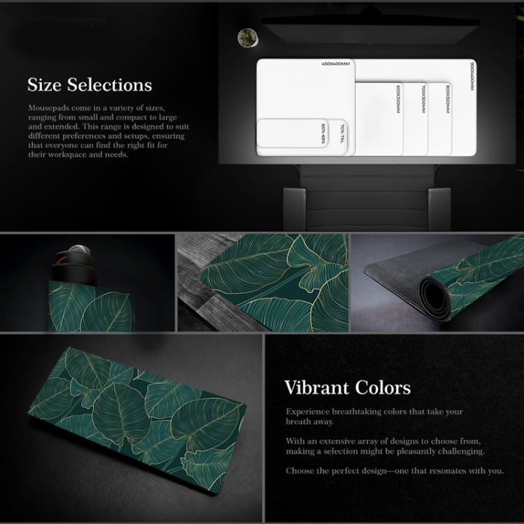 Flowers and Trees Themed Mouse Pad Desk Mat For Office/Gaming 300x700x3mm(No.6) - Mouse Pads by buy2fix | Online Shopping UK | buy2fix