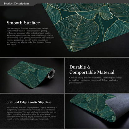 Flowers and Trees Themed Mouse Pad Desk Mat For Office/Gaming 300x700x2mm(No.5) - Mouse Pads by buy2fix | Online Shopping UK | buy2fix