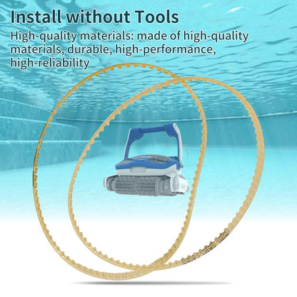 For Aquabot 3302 A3302PK 2pcs Drive Belt Replacement Parts - Swimming Pool Parts by buy2fix | Online Shopping UK | buy2fix