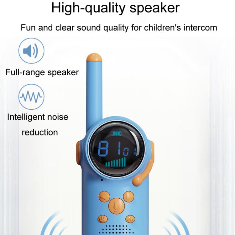 D22 1pair Children Handheld Wireless Walkie Talkie Parent-Child Outdoor Wireless Talking Toys(Blue+Blue) - Children by buy2fix | Online Shopping UK | buy2fix