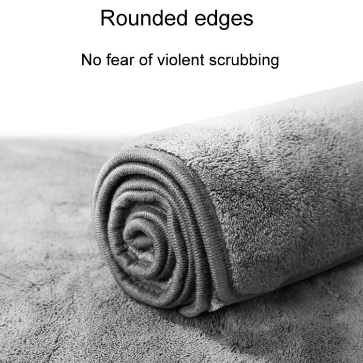 30 x 60cm SUITU ST-9009 Double-Sided Fleece Thickened Water Absorbent Quick Drying Car Wash Towel - Car washing supplies by SUITU | Online Shopping UK | buy2fix